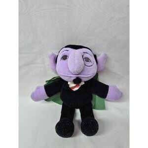 Vintage TYCO Sesame Street The Count 8" Beanbag Plush Figure 1997 Jim Henson
